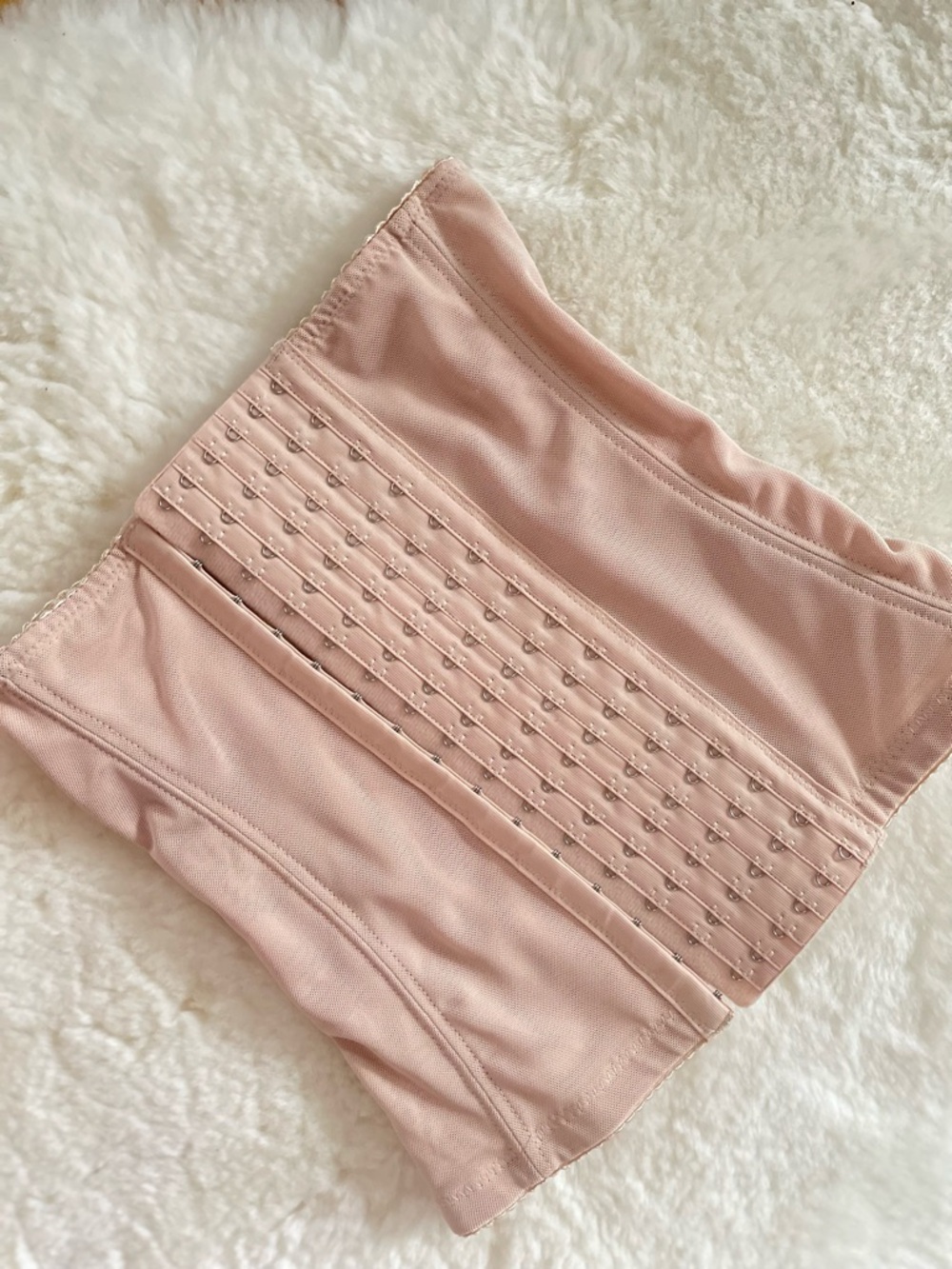 Strapless Pink Shapewear Waist Cincher